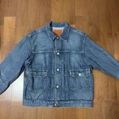 美品✨RRL インディゴ デニム テーラードジャケット 微ダメージ加工 M