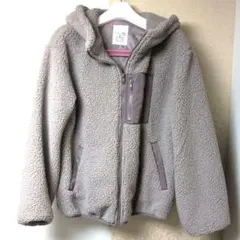 新品未使用！AS KNOW AS plus フリースジャケット モカグレー