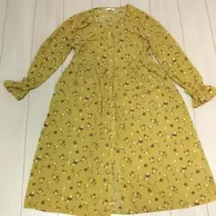 COLZA 花柄ロングワンピース M　春夏物