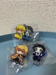 鬼滅の刃　ここみえ　アクリルキーホルダー　2個　ばんちょうこう善逸＆獪岳