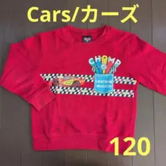 Cars/カーズ トレーナー 120 レッド 裏起毛