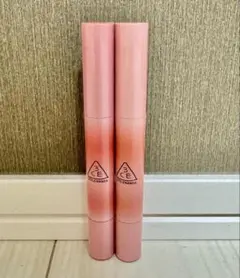 3CE リップグロス ピンク 2本セット