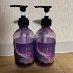 【空ボトル】YOLU カームナイトリペア シャンプー トリートメント本体 セット