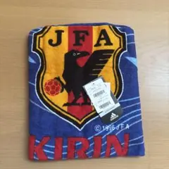 新品　JFA サッカー　adidas 2010 応援タオル　バスタオル