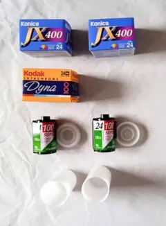 35mmネガ、ポジフィルム 、 Konica Kodak Fuji、少し値下で。