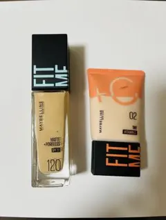 メイベリンフィットミー　リキッドファンデ　120 フレッシュティント02