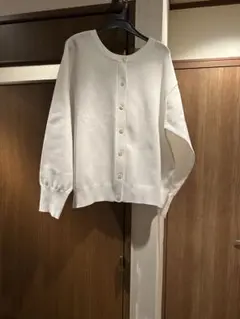 SHIPS any:〈洗濯機可能〉2WAY コクーン クルーネック カーディガン