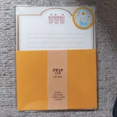 花のデザイン レターセット