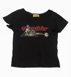 ヒステリックグラマー　SPEEDSTER チビTシャツ　黒　ブラック　大人気完売 ヒステリックグラマー SPEEDSTER チビTシャツ 黒 ブラック 大人気完売