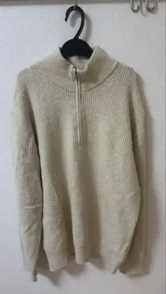 UNIQLO ベージュ ハイネック セーター L