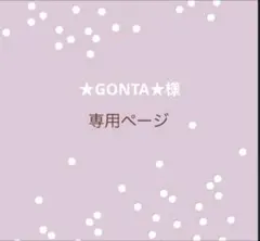 ★GONTA★様専用ページ