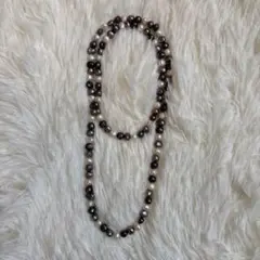 ロングネックレス バロックパール