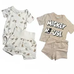 【Disney】ライオンキング & ミッキーマウス 2点セット70cmまとめ売り