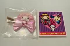 シークレット前髪クリップ　マイメロディ　リボン