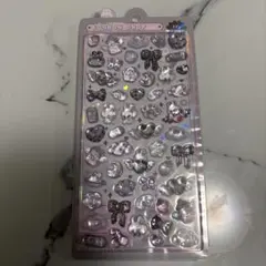 【正規品】ボンボンドロップシール 黒 白 うさぎ リボン