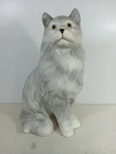 マイセン 二匹の猫 フィギュリン 陶器置物 オットー・ピルツ アール