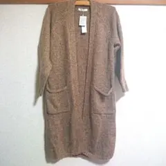 ライトオン　レディース【M】ブラウン　カーディガン　ロング　アウター　トップス