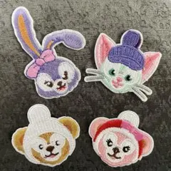 刺繍ワッペン　4枚セット