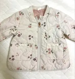 H&M 花柄キルティングアウター