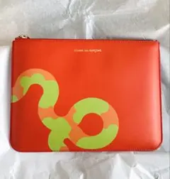 【未使用限定品】COMME des GARÇONS レザー/ポーチ クラッチ