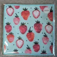 【完売品】フェイラーハンカチ　ストロベリードット　新作　新品未使用