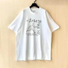 90sUSA製古着　ヴィンテージ　イベントTシャツ　Art Run 芸術　アート