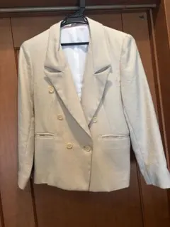 DRESSLAVEダブルブレスト テーラードジャケット ベージュ