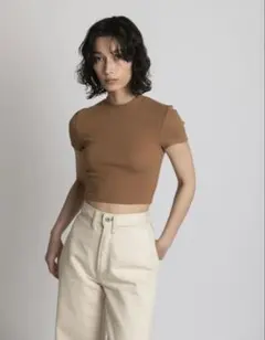 Studio R330 NEO FITTED TEE BEIGE ローラのサムネイル