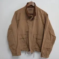 ブラウン ジャンパー コーデュロイ襟