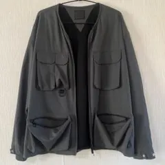 SENCE OF PLACEノーカラーマルチポケットジャケット Mサイズ