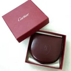 Cartier カルティエ マスト ドゥ カルティエ コインケース　ボルドー