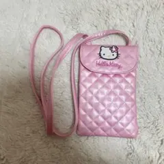 新品　ハローキティ 一番くじ ミニショルダー　キルティング　ピンク