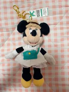 成田空港限定　ディズニーストア　ぬいぐるみキーチェーン　ミニー