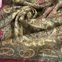 4-40.POLO RALPH LAUREN ペイズリー柄 コットンバンダナ