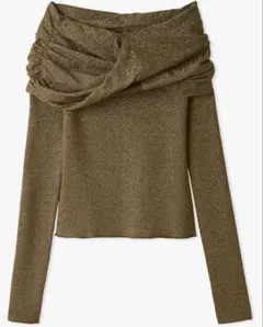 SNIDEL Sustinaオフショルニットプルオーバー