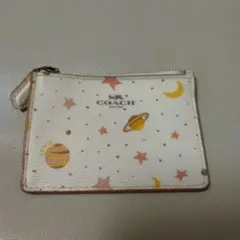 COACH 宇宙柄コインケースパスケース