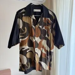 MARNI 半袖シャツ 48 カモフラ　ブラウンのサムネイル