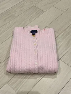 ラルフローレン ケーブルニット カーディガンXL 160cm