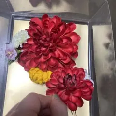 髪飾り　成人式や卒業式など　税抜7,500円