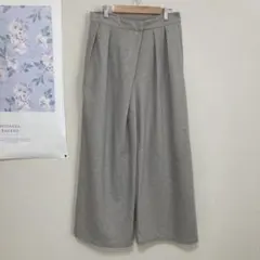 ナタリー☆様専用☆しまむら＊田中里奈mysa ウールライクラップワイドパンツL