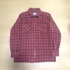 WINARACE SPORTS ジップニット セーター 赤チェック