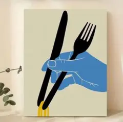 ポスターモダン　アート　カフェ　レトロ　ヴィンテージ　ミッドセンチュリー　A3