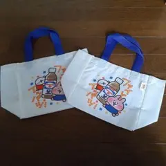 リポビタンDキャラクターイラスト トートバッグ　2袋