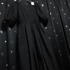 パフスリーブ ロングワンピース【値下げ中】