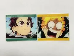 鬼滅の刃　トレーディング場面写アクリルステッカーver.B 竈門炭治郎、我妻善逸