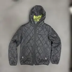 ALPHA IND. フード付きダウンジャケット　リバーシブル　短丈