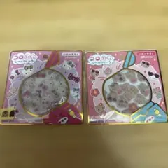 コロふわシールフレーク ハローキティ 日焼けキティ ギャルキティちゃん 2セット