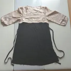 Milktea マタニティ 授乳服 ワンピース ペイズリー柄
