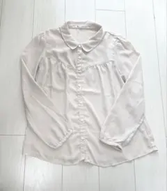 マジェスティックレゴン　丸襟 長袖ブラウスのサムネイル