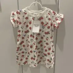 SLAP SLIP いちご柄 半袖ワンピース 80cm